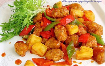 Hướng dẫn làm thịt chiên xốt dứa chua ngọt tuyệt hảo