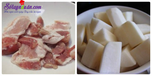 Hướng dẫn làm thịt kho củ cải ngon đậm đà