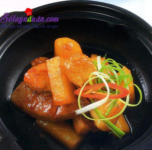 Hướng dẫn làm thịt kho củ cải ngon đậm đà