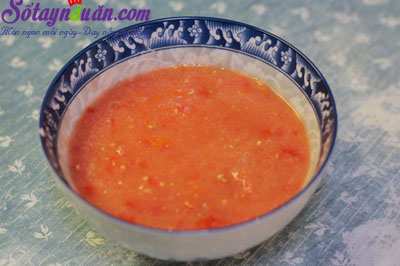 Hướng dẫn làm thịt viên bọc trứng cút sốt cà chua ngon