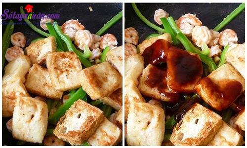 Hướng dẫn làm tôm xào đậu phụ đơn giản mà ngon