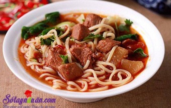 Hướng dẫn món mì thịt bò hầm chiêu đãi cả nhà ngày se lạnh