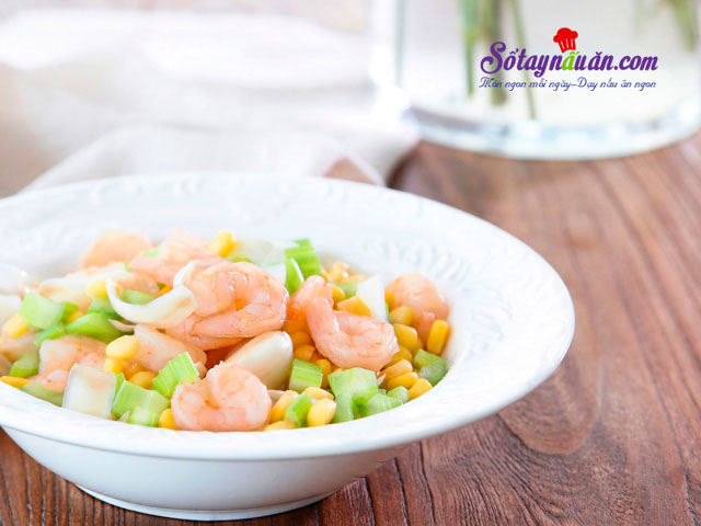 Hướng dẫn món tôm xào thập cẩm cực thơm ngon