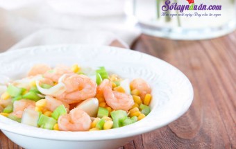 Hướng dẫn món tôm xào thập cẩm cực thơm ngon