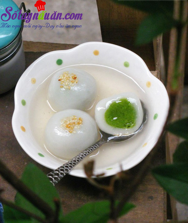 Hướng dẫn nấu chè trôi nước trà xanh siêu ngon siêu dễ
