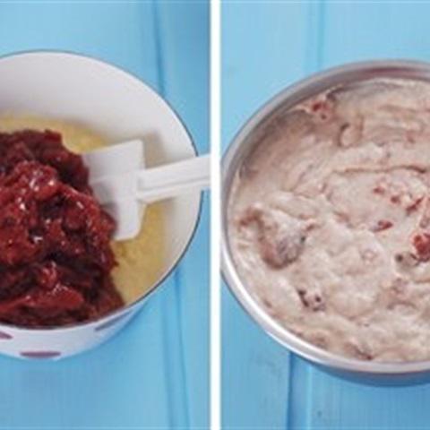 Cách làm kem anh đào