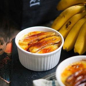 Kem Brulee chuối