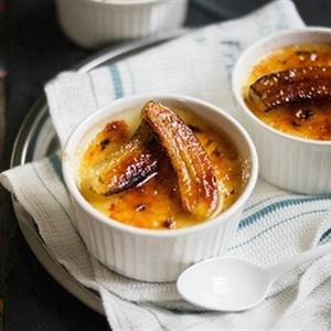 Kem Brulee chuối