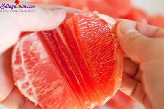 Kem bưởi đào bạc hà – lạ mà ngon