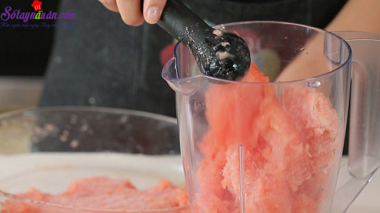 Kem bưởi đào bạc hà – lạ mà ngon