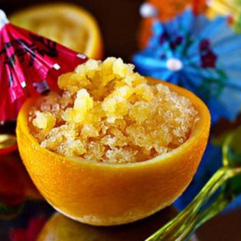 Cách làm kem cam đá bào