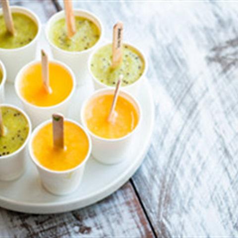 Cách làm kem cam kiwi