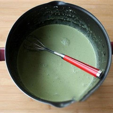 Cách làm kem cây trà xanh