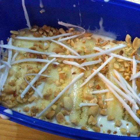 Cách làm kem chuối đậu phộng dừa