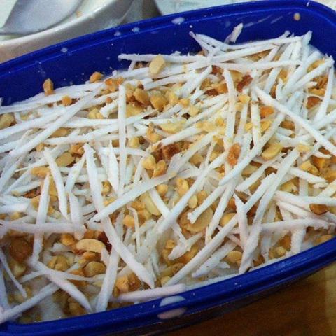 Cách làm kem chuối đậu phộng dừa