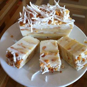 Cách làm kem chuối đậu phộng dừa