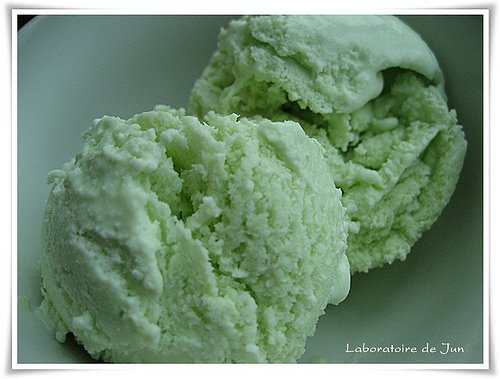 Kem cốm đậu xanh