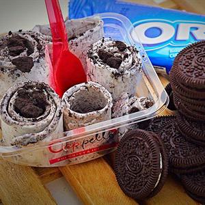 Cách làm kem cuộn Thái Lan