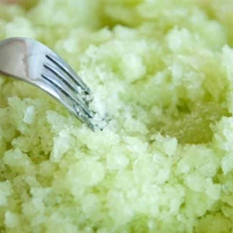 Cách làm kem đá bào dưa lưới