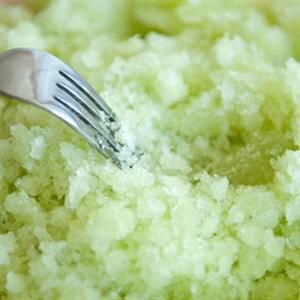 Cách làm kem đá bào dưa lưới