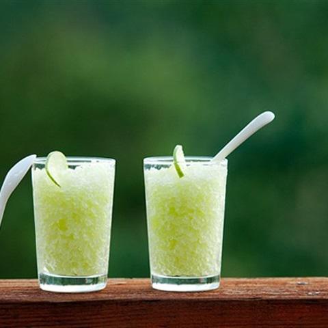 Cách làm kem đá bào dưa lưới