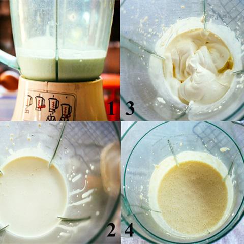 Cách làm kem dừa bằng máy xay sinh tố