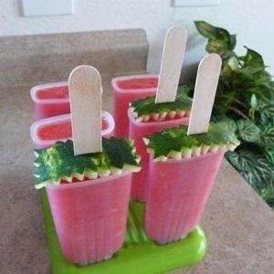 Cách làm kem dưa hấu que