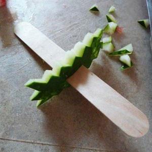 Cách làm kem dưa hấu que