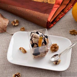 Cách làm kem gelato cam và siro chocolate