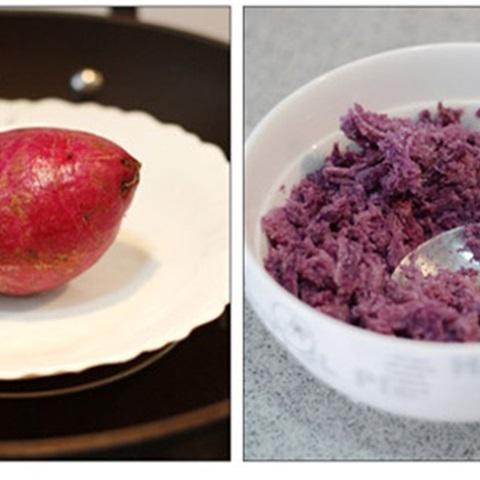 Cách làm kem khoai lang tím