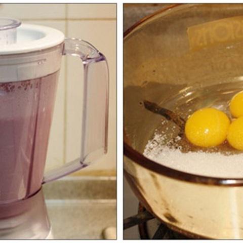 Cách làm kem khoai lang tím