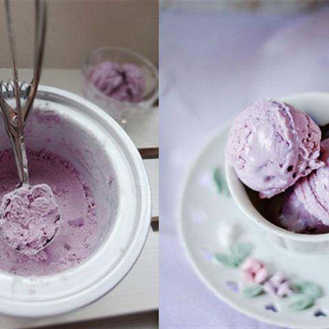 Cách làm kem khoai lang tím