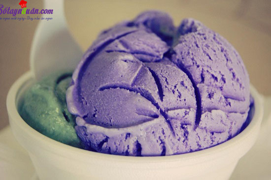 Kem khoai môn mát lạnh cho mùa hè nóng bức