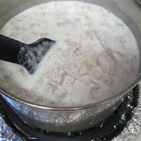 Cách làm kem khoai môn