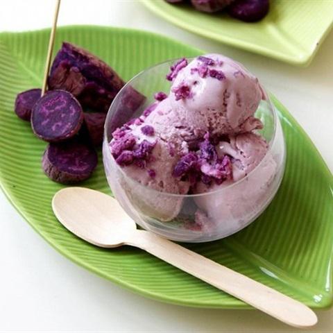 Cách làm kem khoai môn