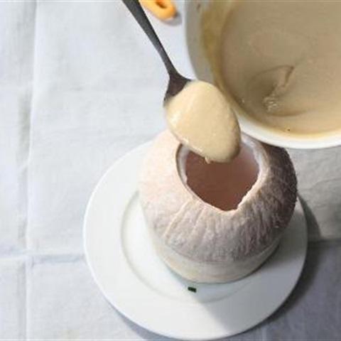 Cách làm kem miếng dừa