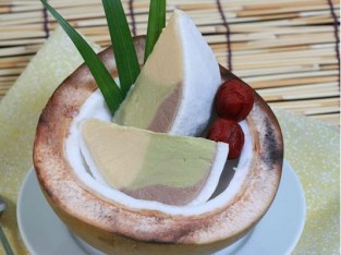 Kem miếng dừa