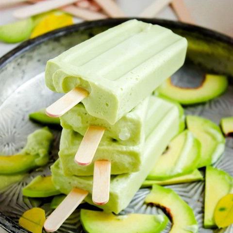 Cách làm kem que bơ