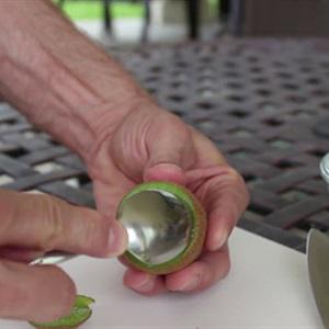 Cách làm kem que cam kiwi