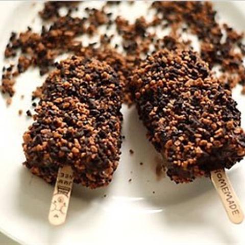 Cách làm kem que chocolate vani