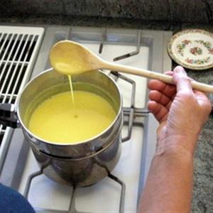 Cách làm kem que dâu vani