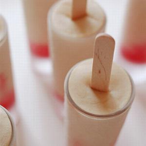 Cách làm kem que dâu vani