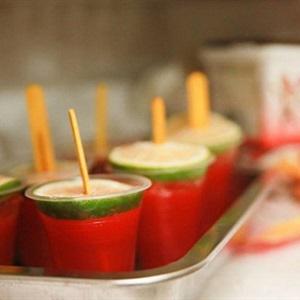 Cách làm kem que dưa hấu