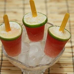 Cách làm kem que dưa hấu