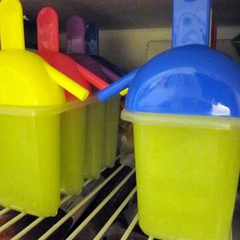 Cách làm kem que dưa leo