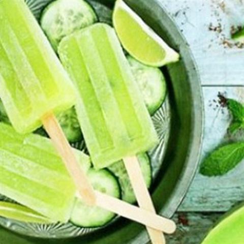 Cách làm kem que dưa leo