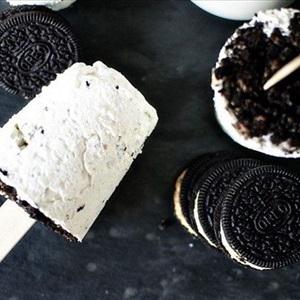 Cách làm kem que oreo