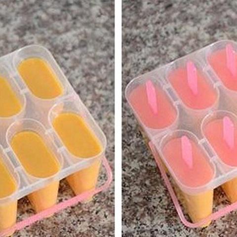 Cách làm kem que xoài sữa