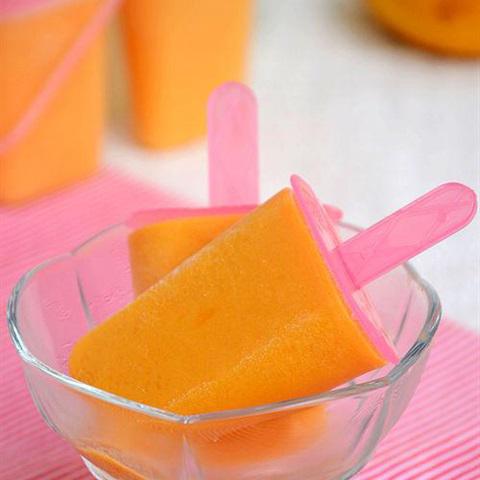 Cách làm kem que xoài sữa