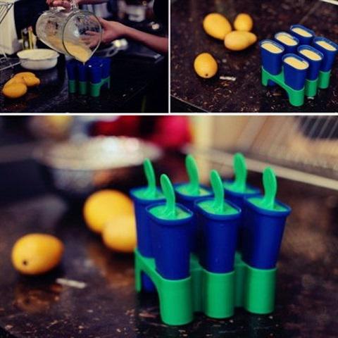 Cách làm kem que xoài